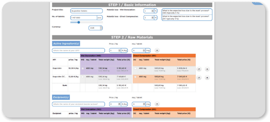 DirectCost Anwendung – Tablet-Einsatz beim Kunden